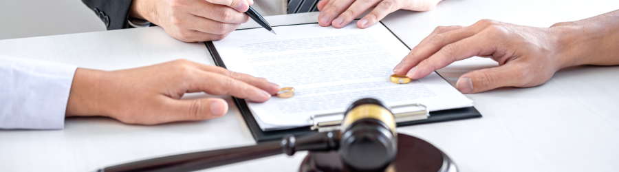 divorce lawyer making a post-judgment modification