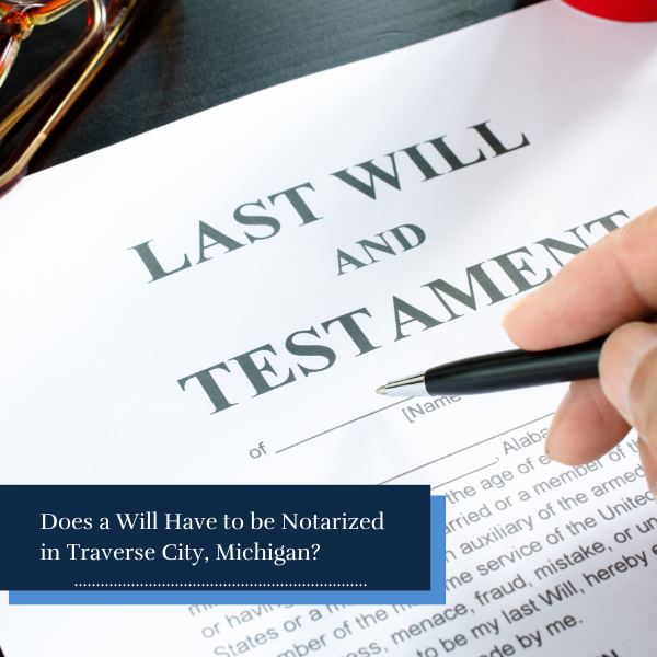 last will and testament being signed